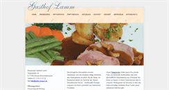 Desktop Screenshot of lamm-kernen.de